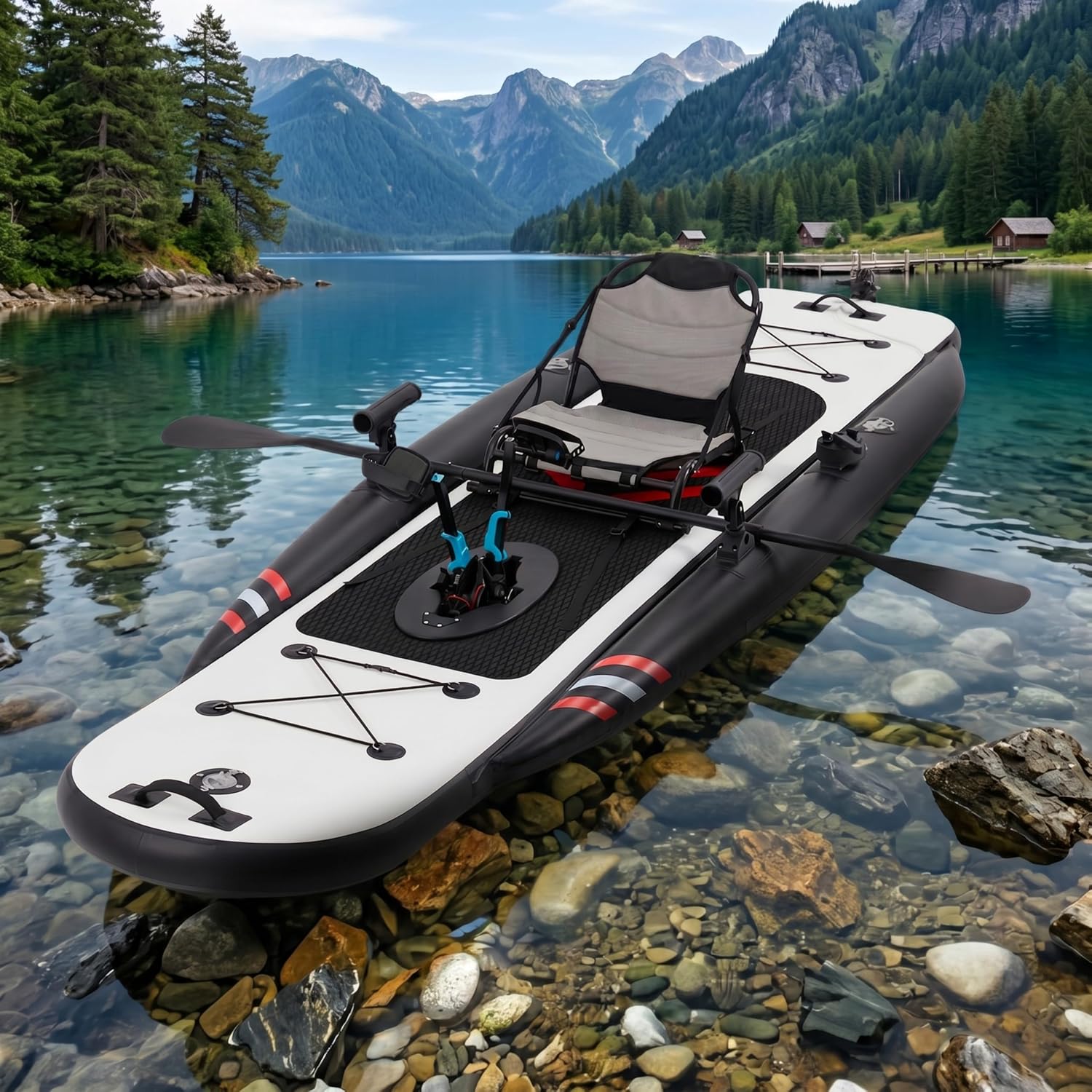 Kayak Inflable de Pesca de PVC - Fishing Kayak Inflatable reseña y precio
