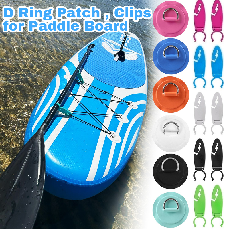 Parches de anillo en D de acer - Fishing Kayak Rod Holder reseña y precio