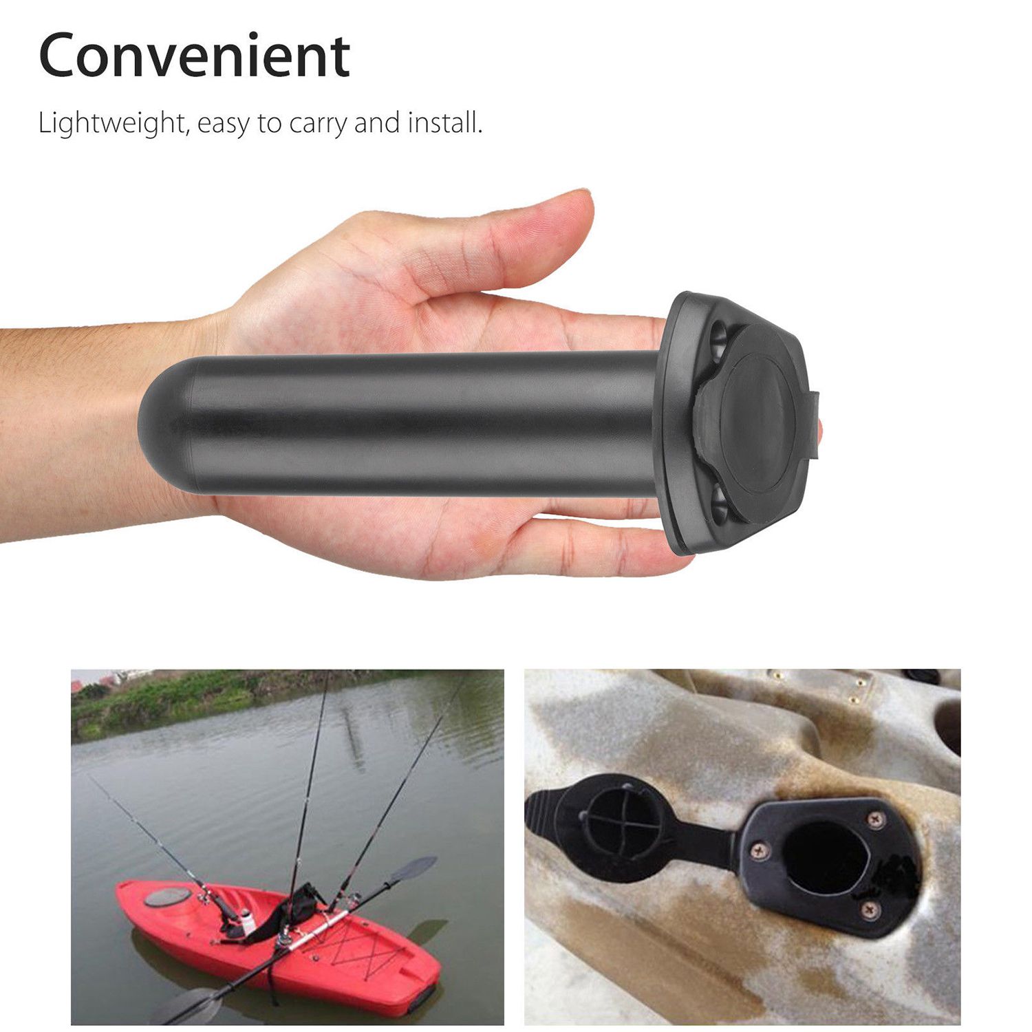 ABME 1 Uds soporte de caña de  - Fishing Kayak Rod Holder reseña y precio